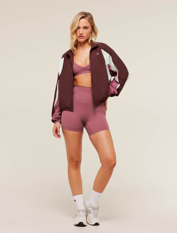 Short Sport Femme Gymshark Legging De Running 7/8 Taille Haute Avec Short Sport Femme Gymshark Legging De Running 7/8 Taille Haute Avec